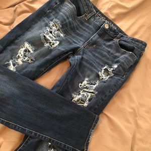 American eagle ripped jeans